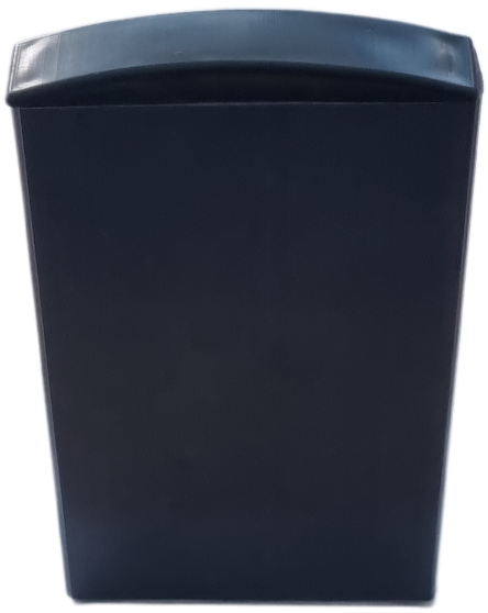 PVC letvica 20X100MM antracit