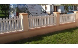 PVC ograda TIP75V UVAL 